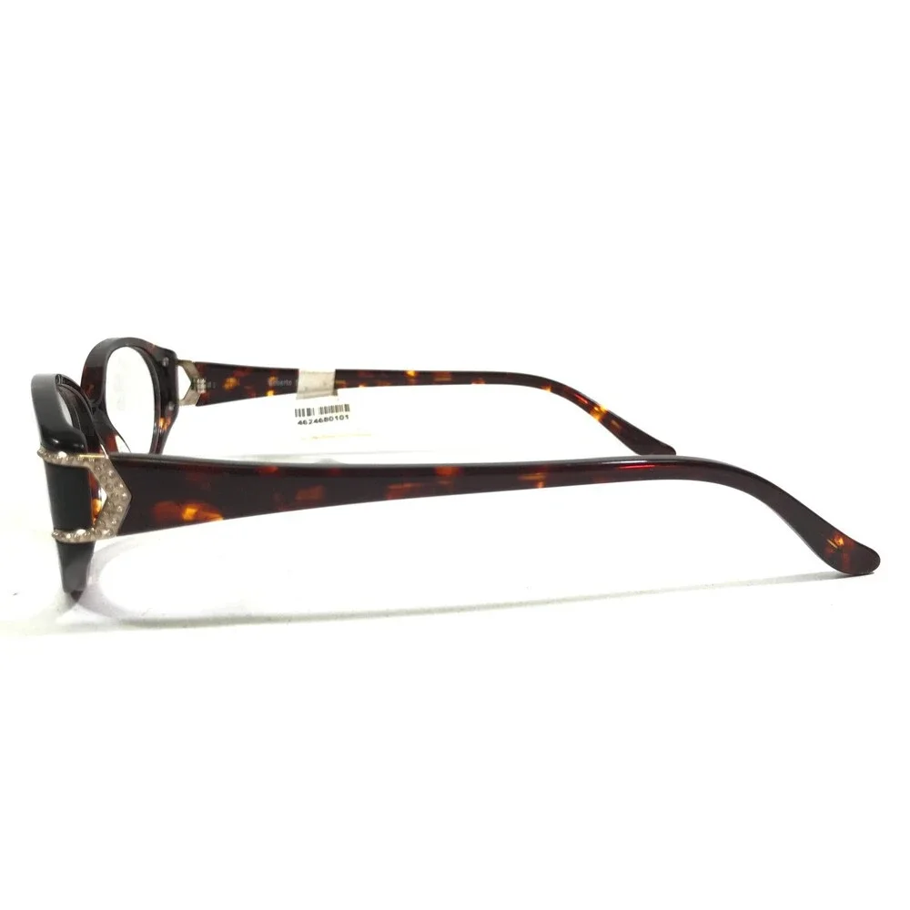 Roberto Steffani RS 150 COL 10 Eyeglasses Frames Brown Tortoise Round 53-15-135